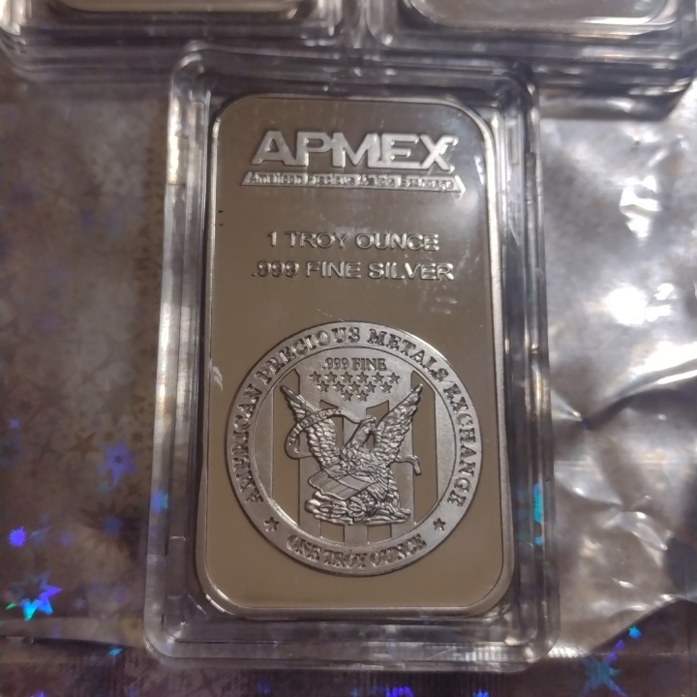 APMEX .999 Fine Buillon Silver Bars 3 - Picture 3 of 5